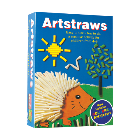 Artstraws Paper Straws Short Pack, Asst Colours 225 in box