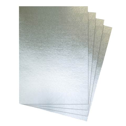 Silver Metallic Foil Card Pack 10 sheets*