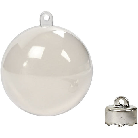 Plastic Baubles 5cm (Pack of 10)