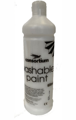 Washable Paint 600ml White*