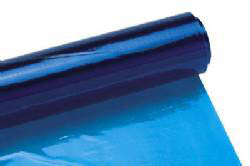 Clear Cellophane Wrap Roll Blue