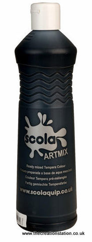 Scola Readymix Black Paint (600ml)