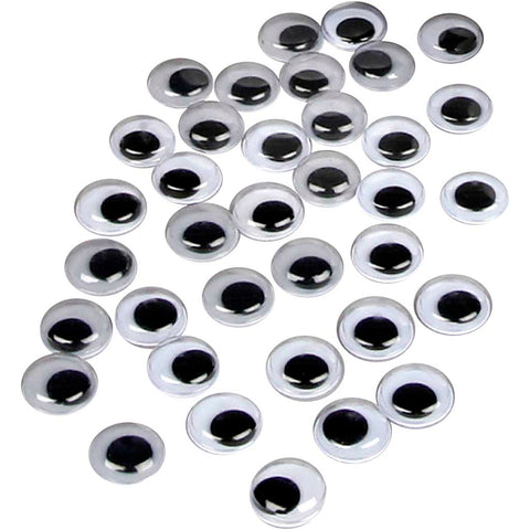 Wiggly eyes, D 8 mm, 1000 pc/ 1 pack