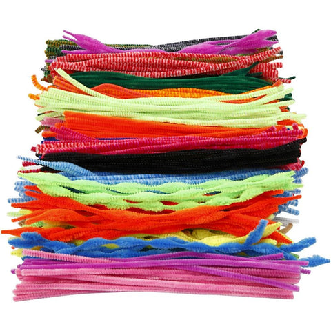 Pipe Cleaners 15cm Assorted Colours x 500