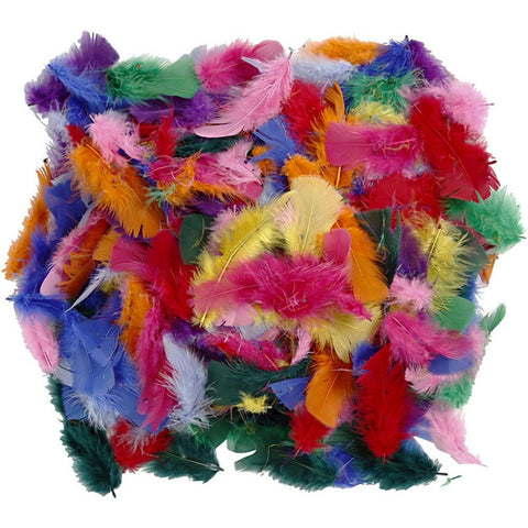 Feathers (50g) - assorted colours