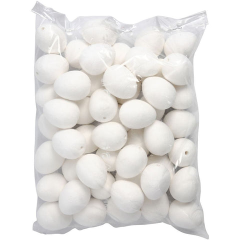 Compressed Cotton Eggs, H: 47 mm, W: 35 mm, 50 pc/ 1 pack